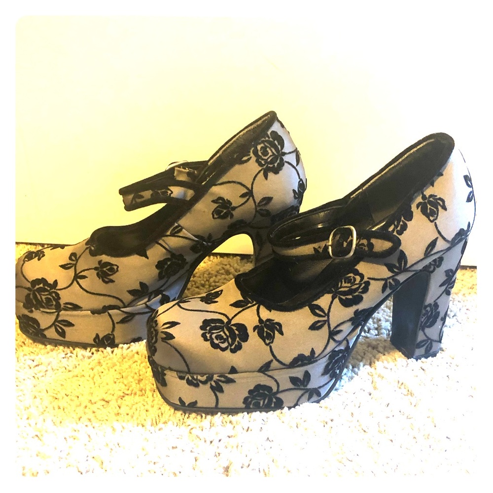 Platform Block Heels